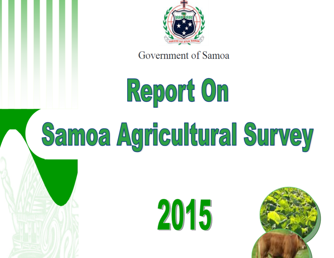 Samoa Agricultural Survey 2015