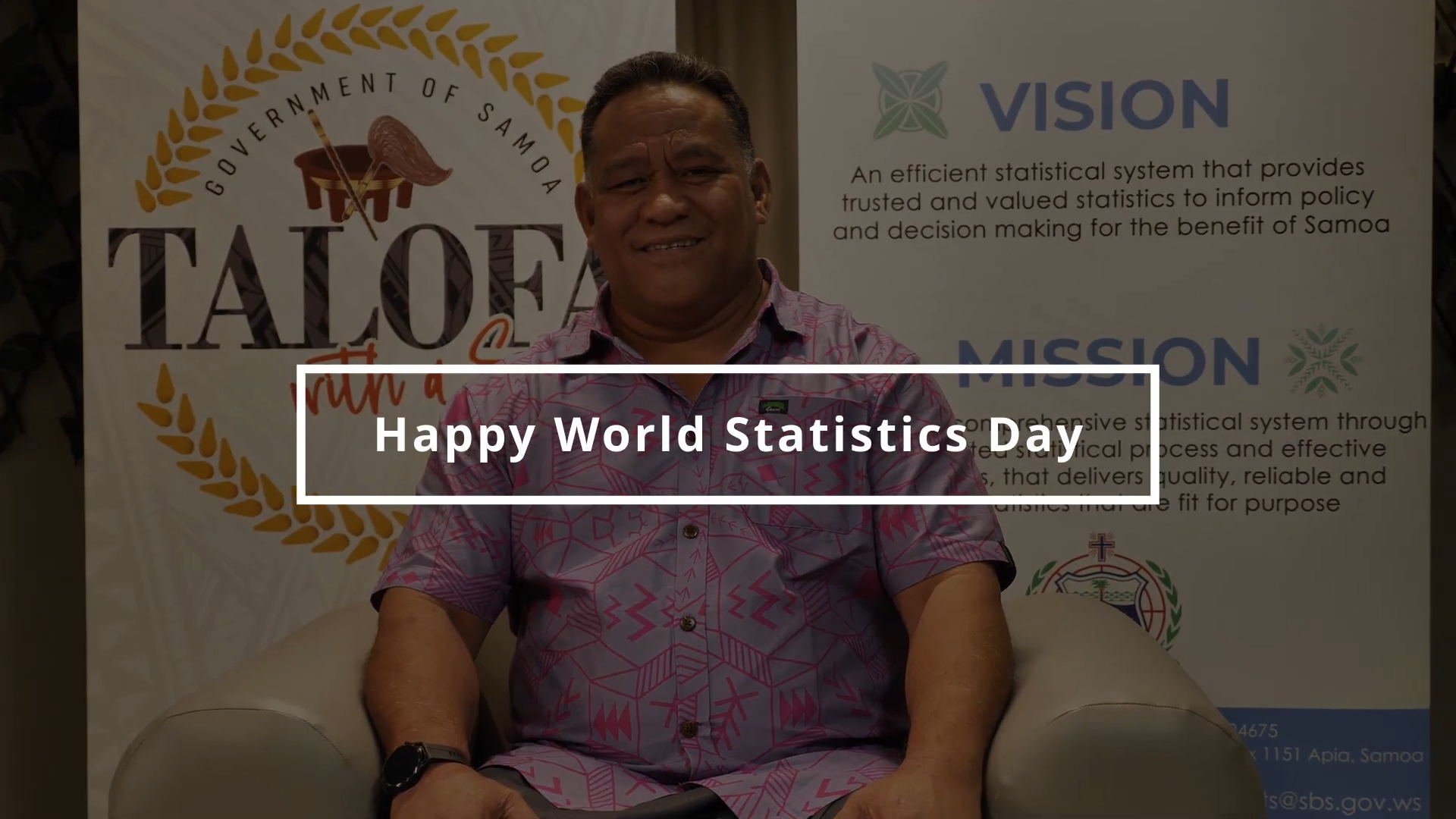 Samoa's Digital Data Transformation through Statistics - World Statistics Day 2025